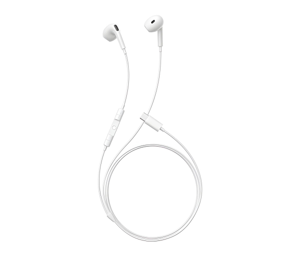BASEUS Encok CZ19 Wired Earphones Moon White A00182201213-00 - 1348167 - zdjęcie